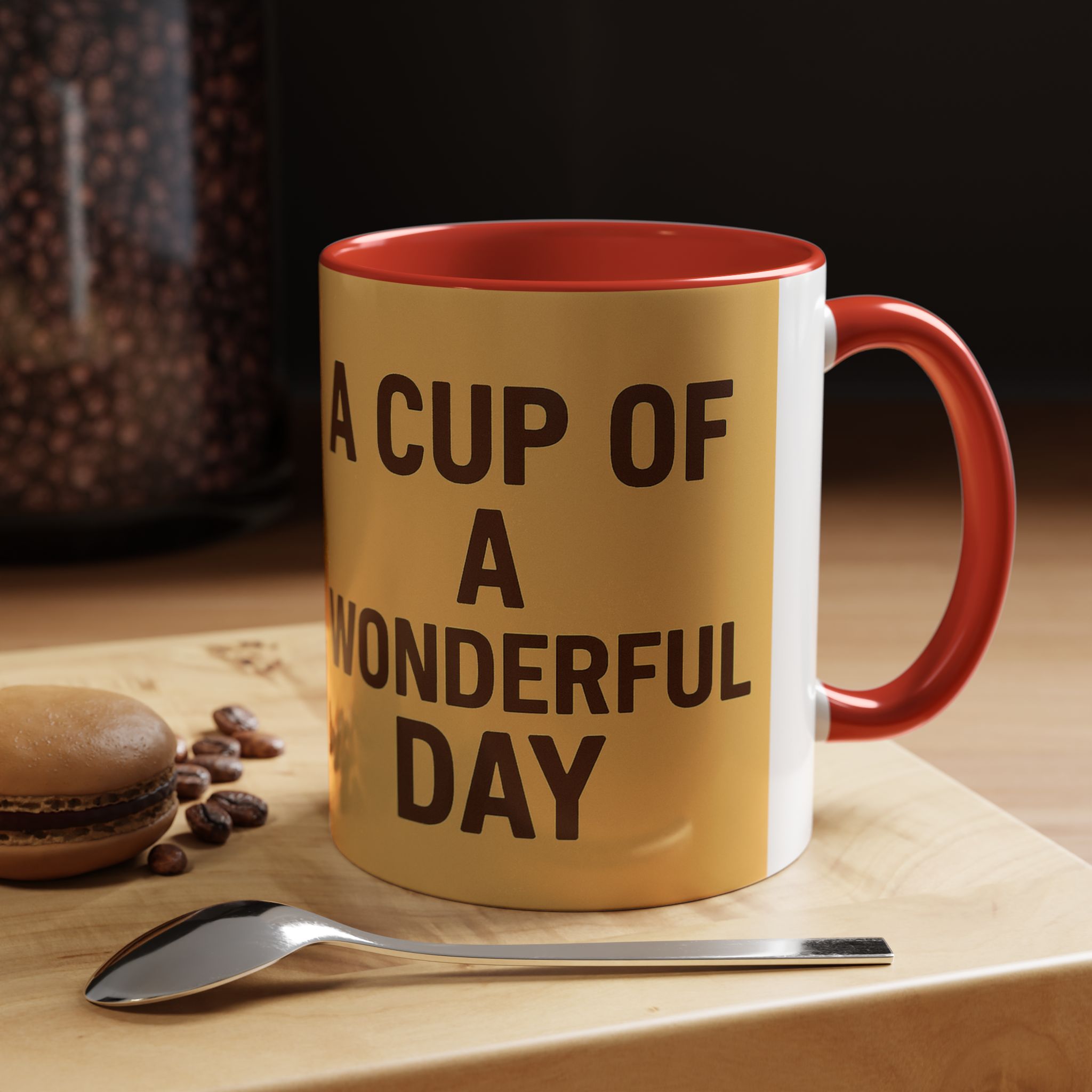 Coffee Mug — "A Cup of Sunshine, A Wonderful Day" Ceramic Accent Mug (11/15oz) - Image 20