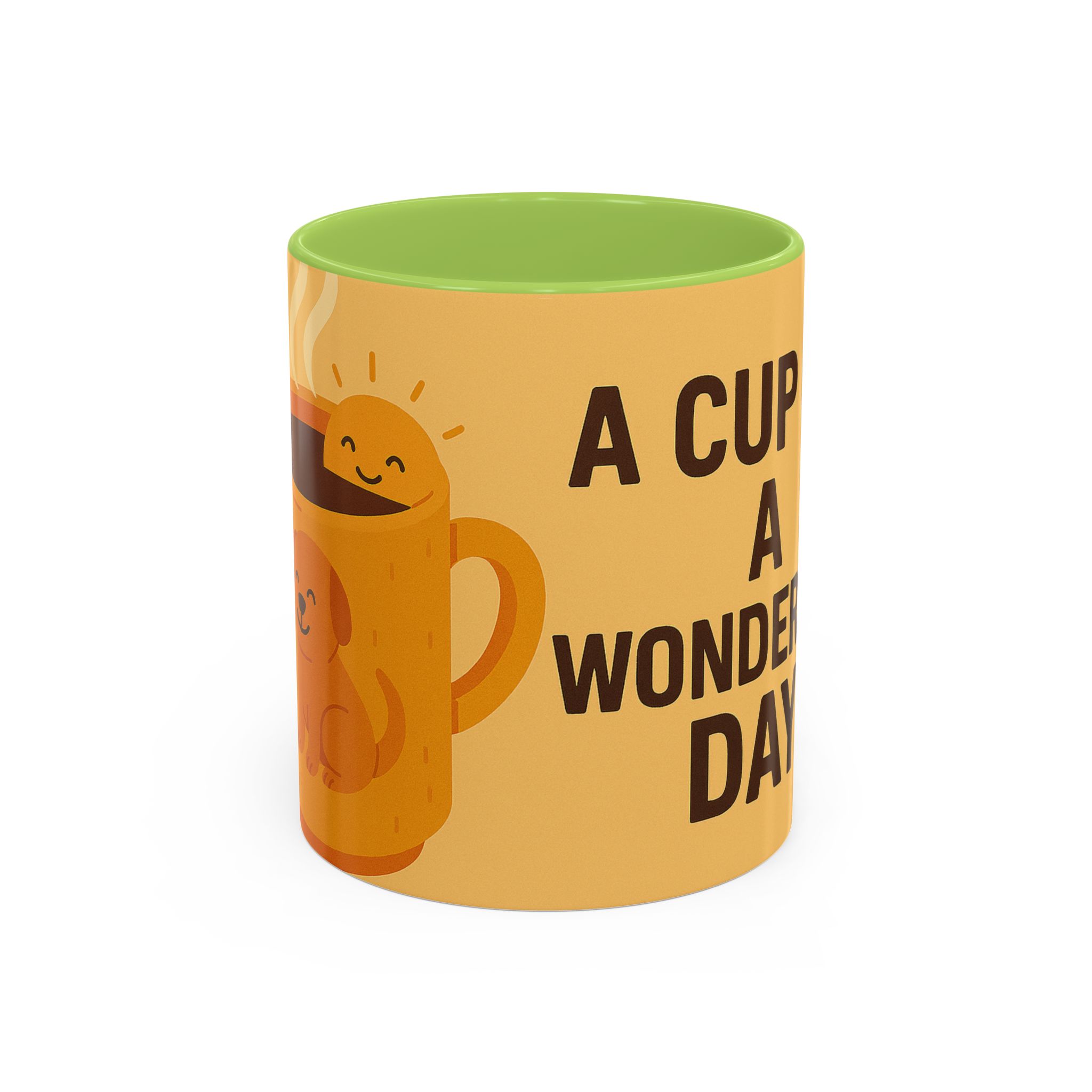Coffee Mug — "A Cup of Sunshine, A Wonderful Day" Ceramic Accent Mug (11/15oz) - Image 34