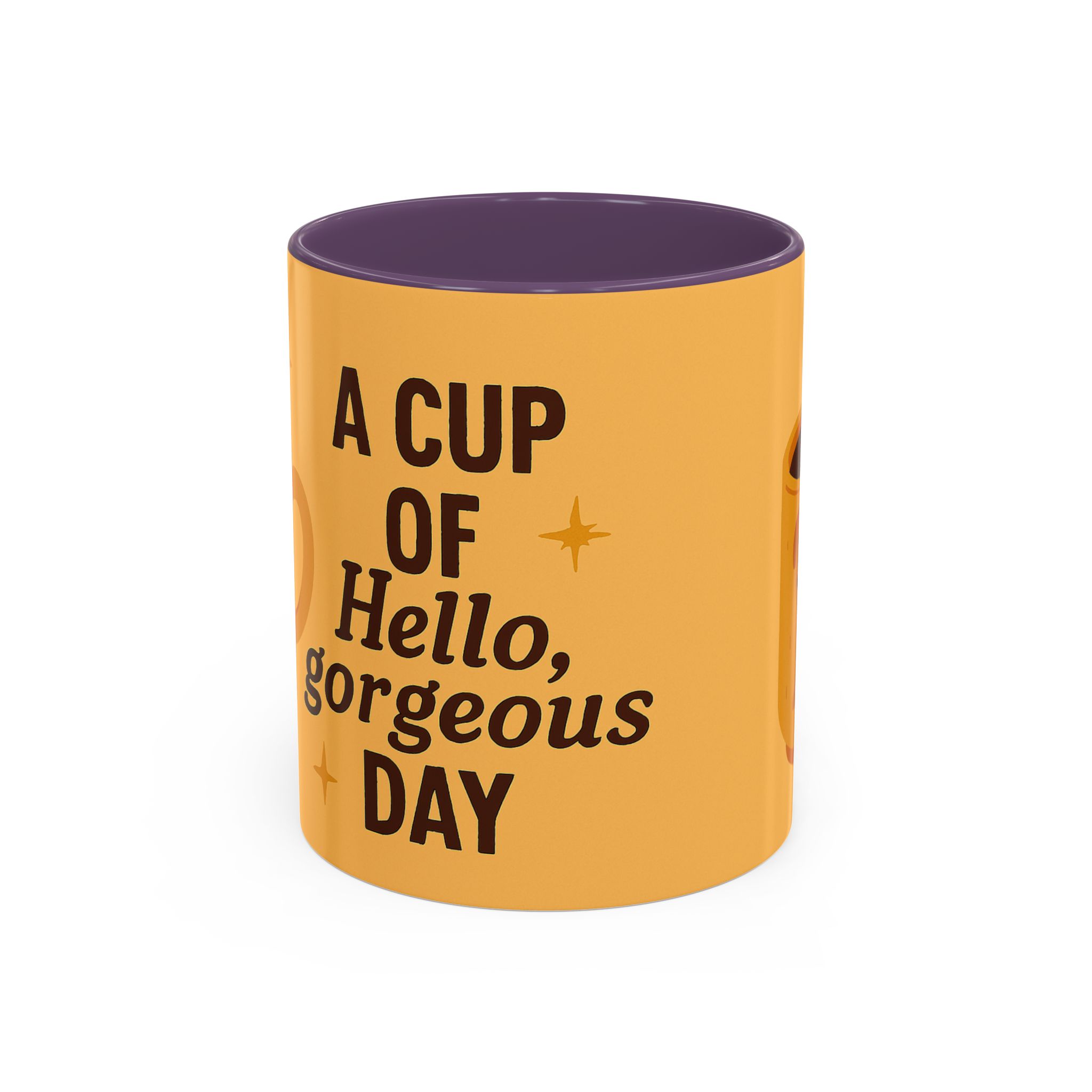 Coffee Mug — "A Cup of Hello, Gorgeous Day" Cute Dog Accent Mug - Image 33