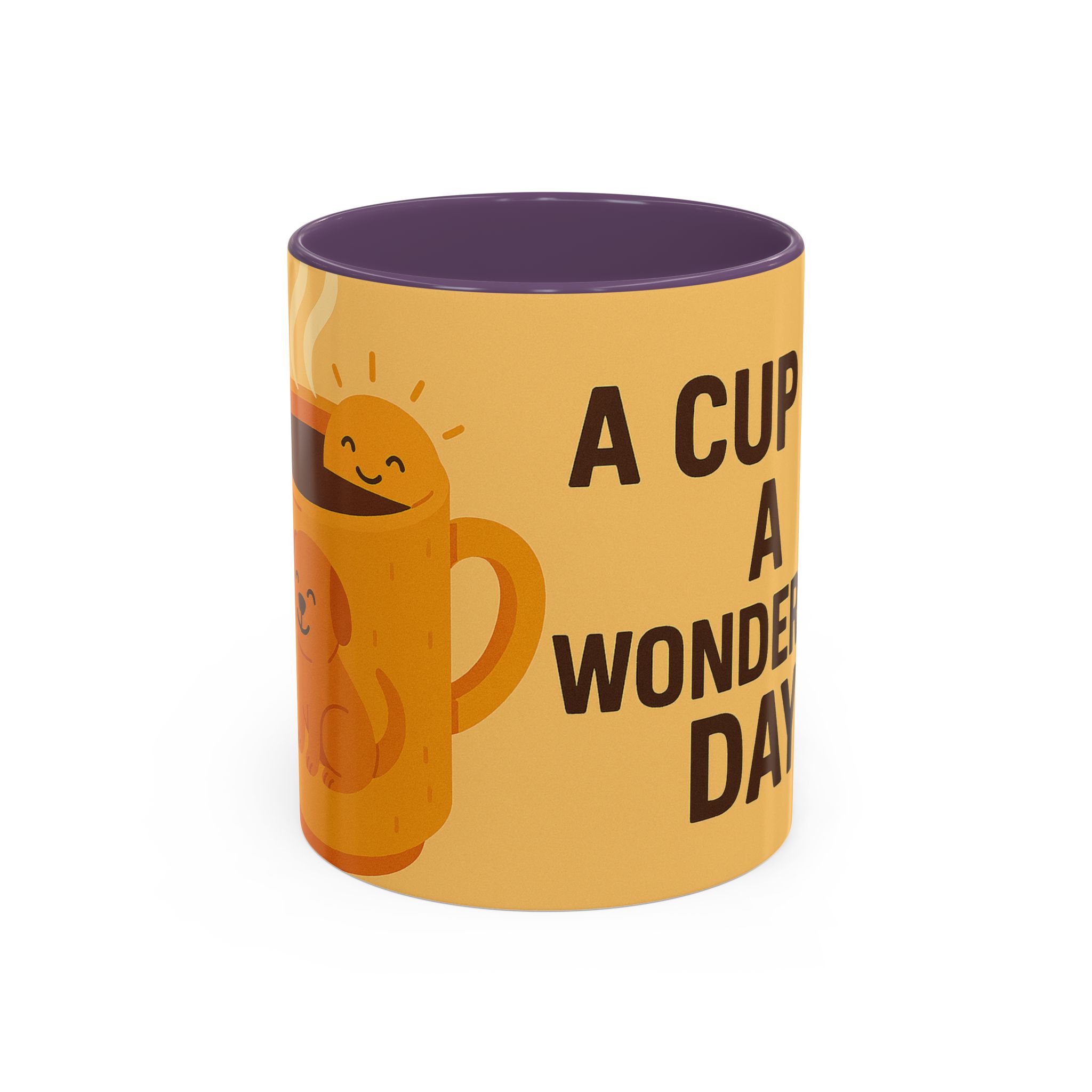 Coffee Mug — "A Cup of Sunshine, A Wonderful Day" Ceramic Accent Mug (11/15oz) - Image 38