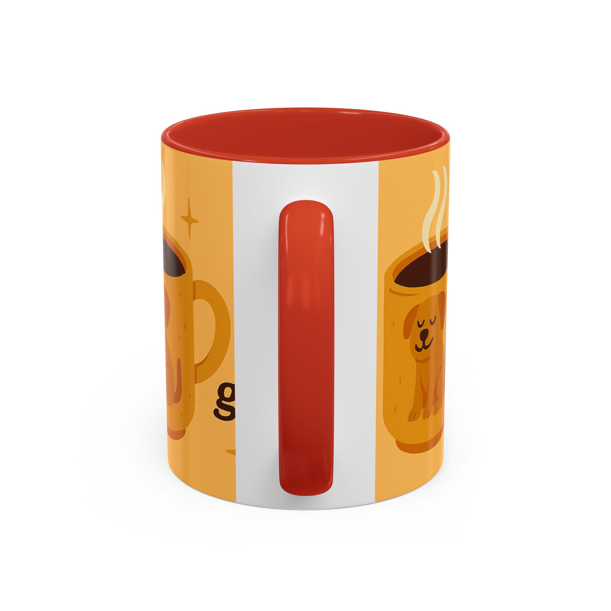 Coffee Mug — "A Cup of Hello, Gorgeous Day" Cute Dog Accent Mug - Image 16