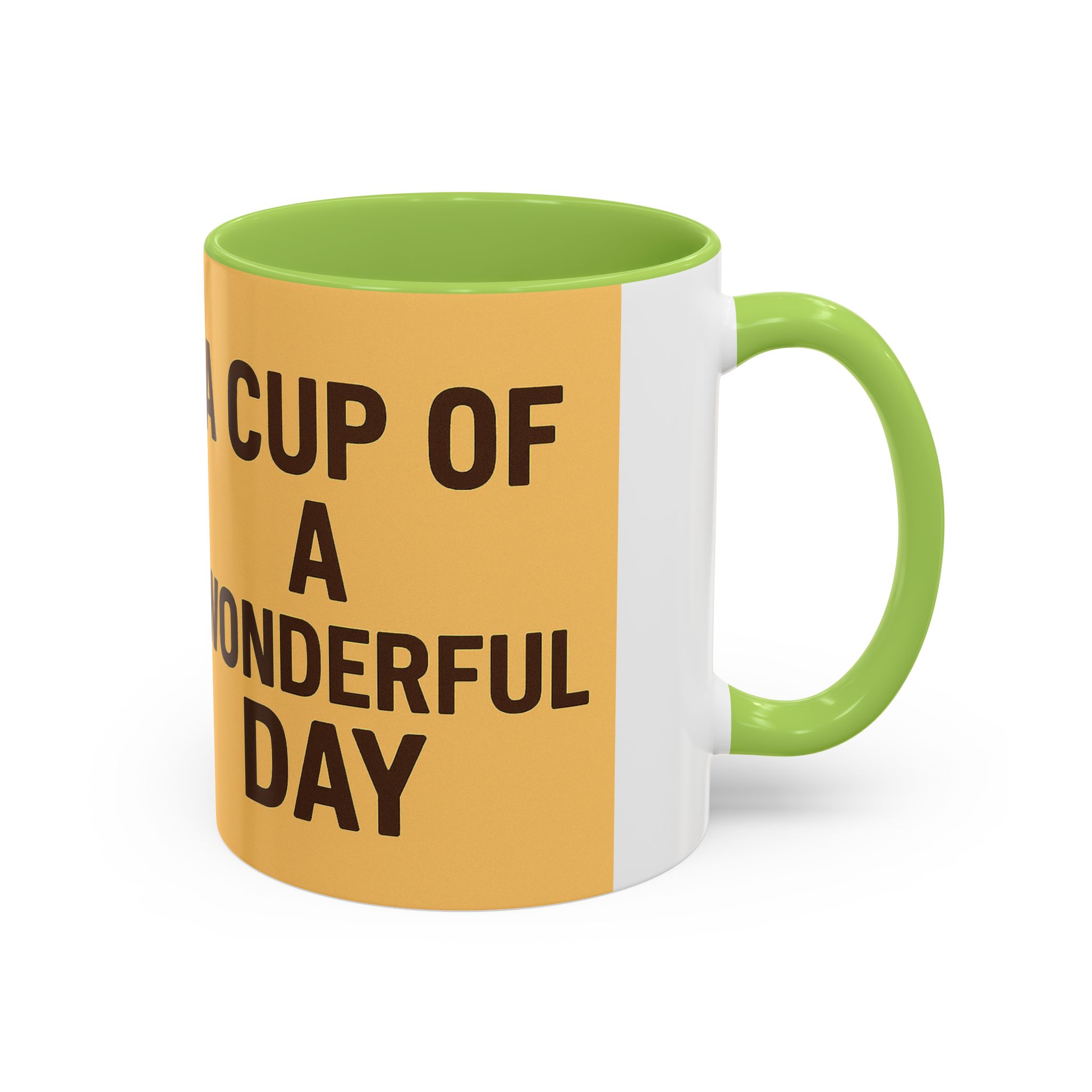 Coffee Mug — "A Cup of Sunshine, A Wonderful Day" Ceramic Accent Mug (11/15oz) - Image 35