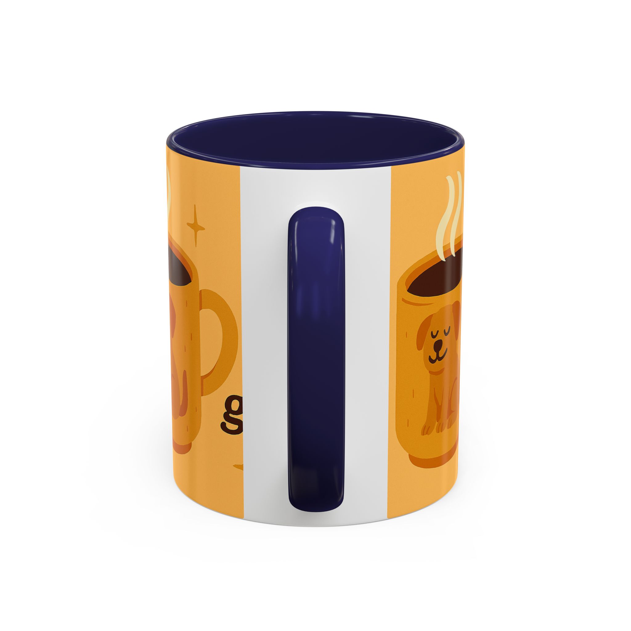 Coffee Mug — "A Cup of Hello, Gorgeous Day" Cute Dog Accent Mug - Image 8
