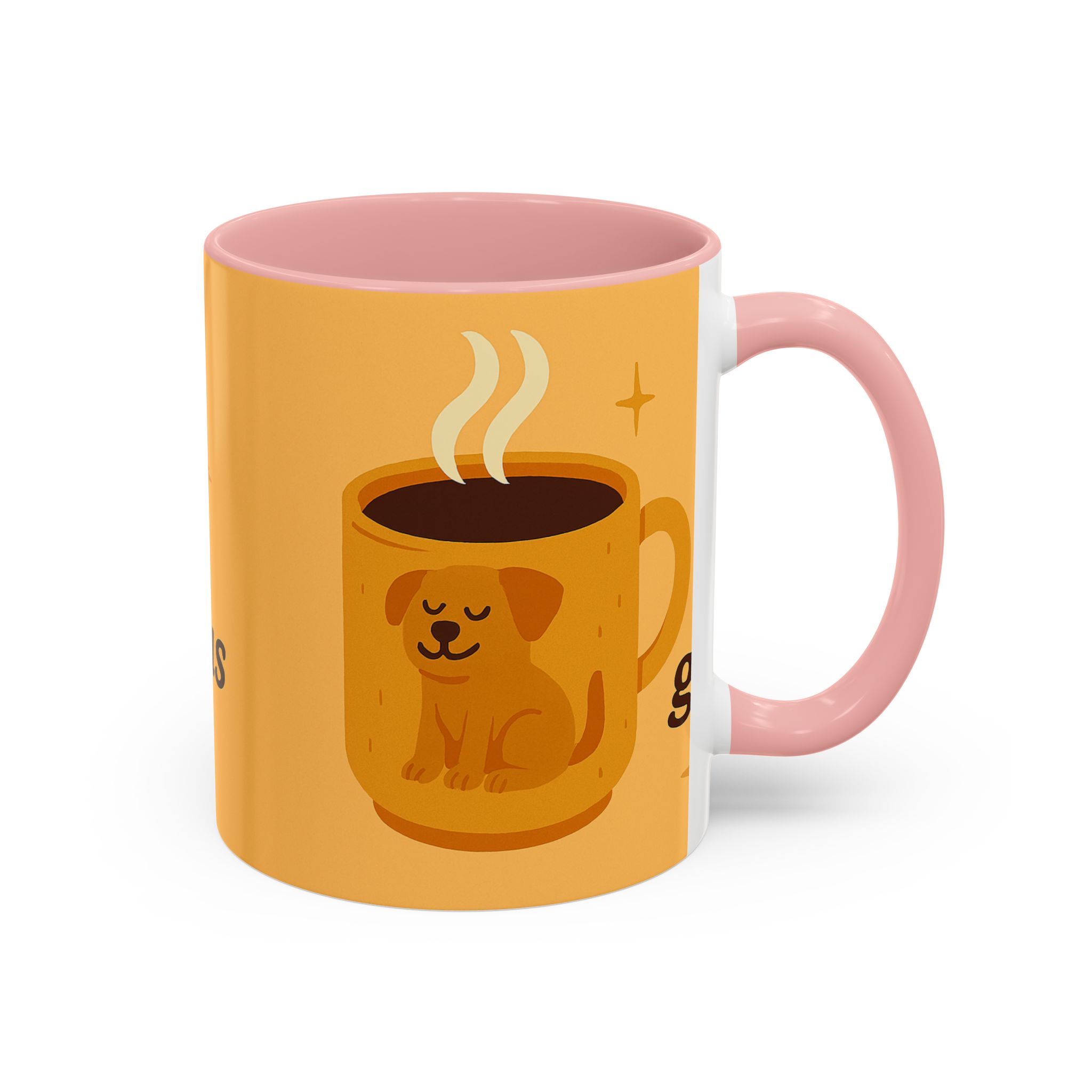 Coffee Mug — "A Cup of Hello, Gorgeous Day" Cute Dog Accent Mug - Image 10