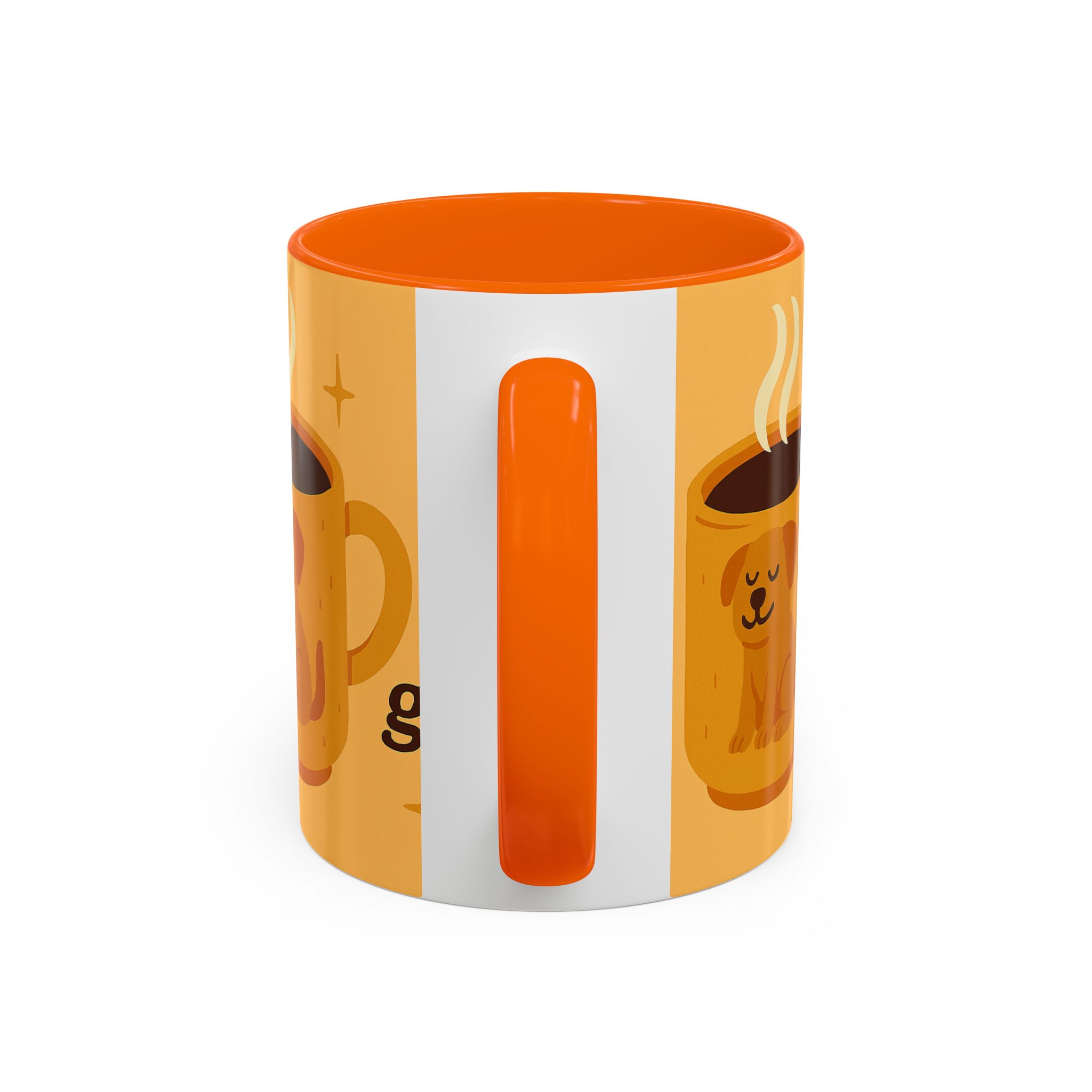 Coffee Mug — "A Cup of Hello, Gorgeous Day" Cute Dog Accent Mug - Image 24