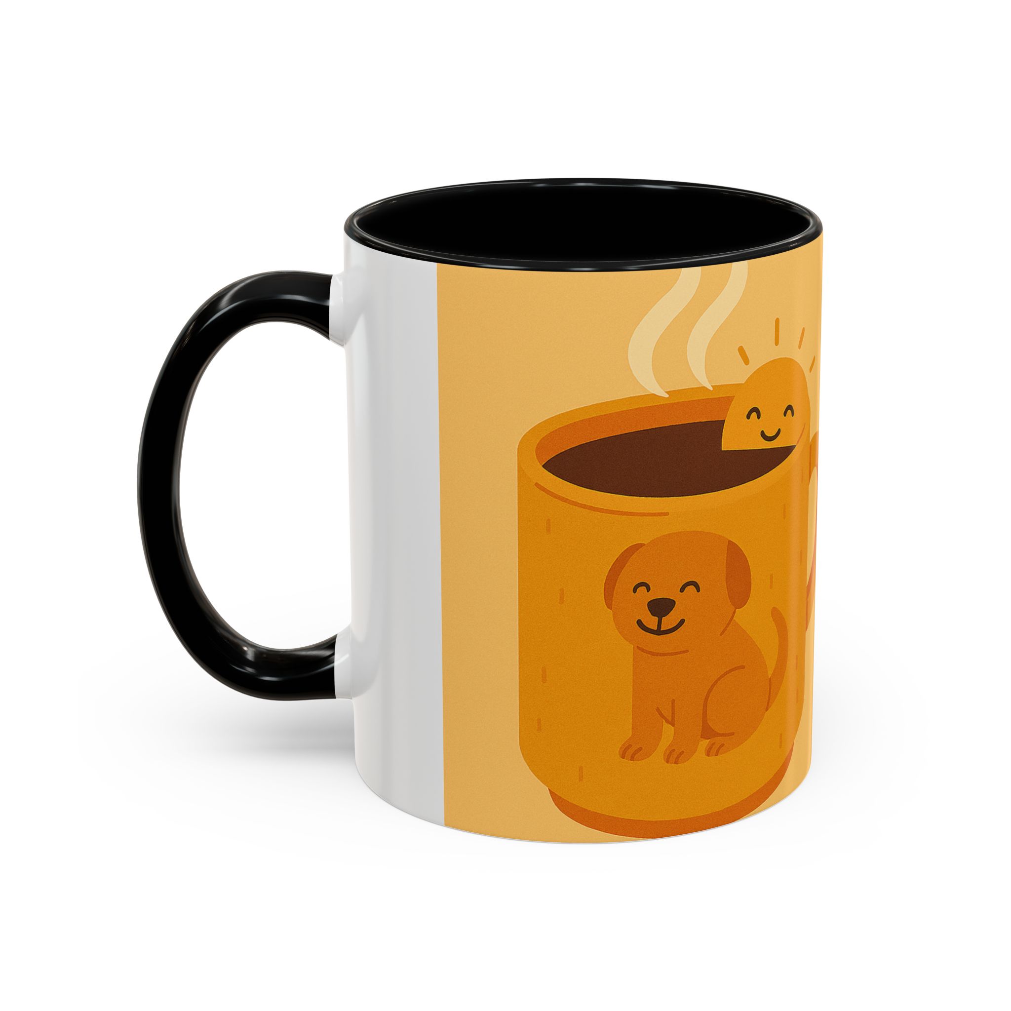 Coffee Mug — "A Cup of Sunshine, A Wonderful Day" Ceramic Accent Mug (11/15oz) - Image 4