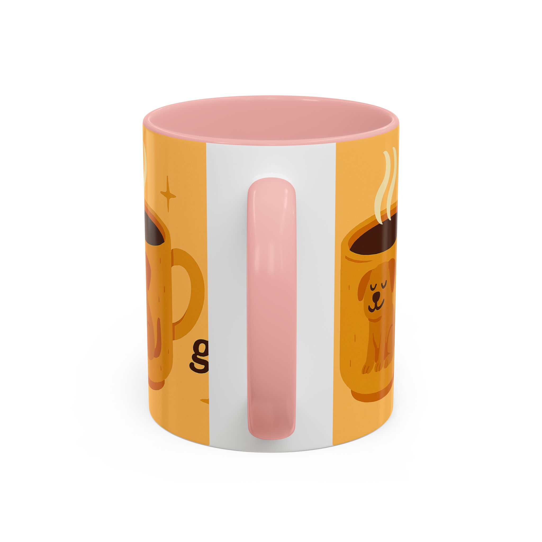 Coffee Mug — "A Cup of Hello, Gorgeous Day" Cute Dog Accent Mug - Image 12