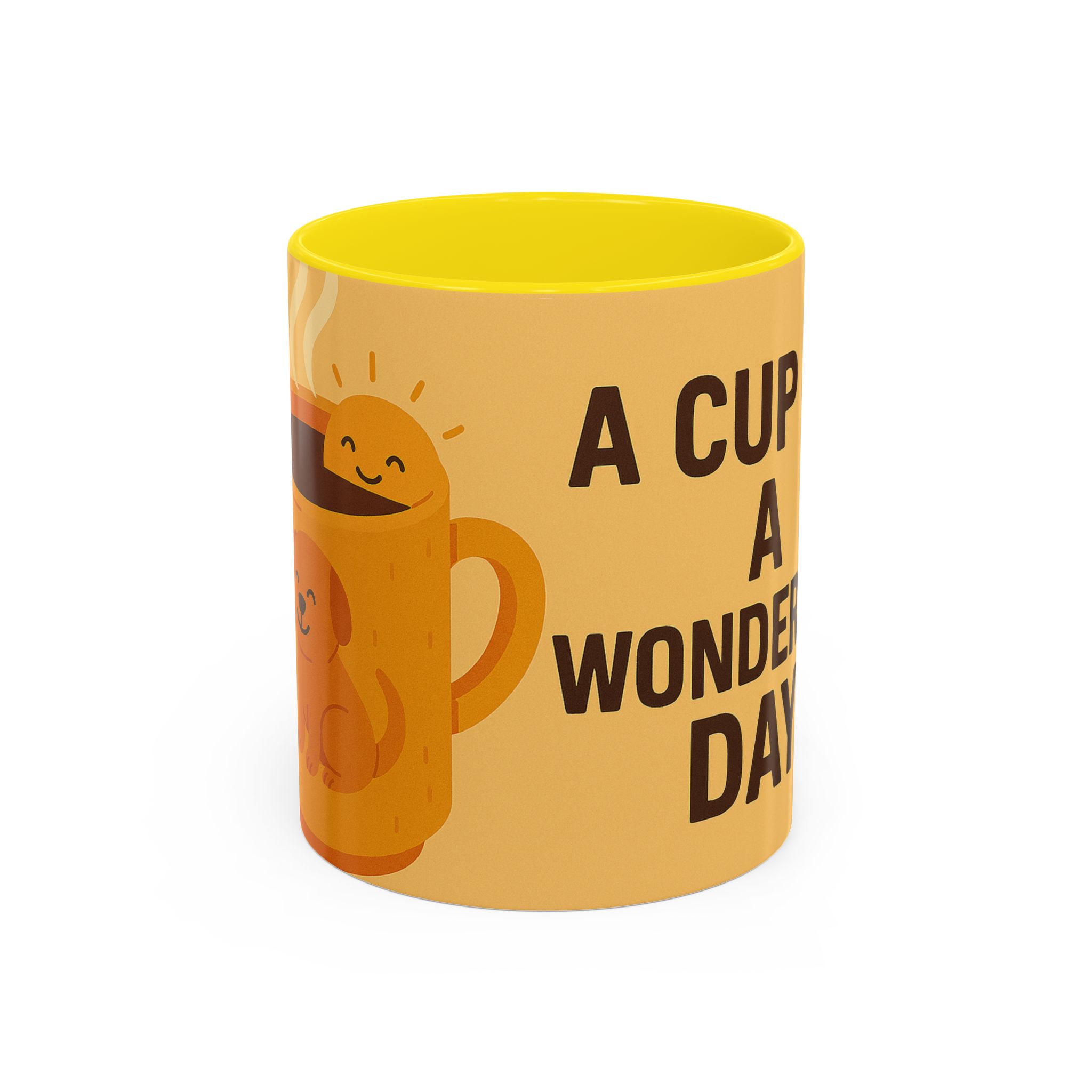 Coffee Mug — "A Cup of Sunshine, A Wonderful Day" Ceramic Accent Mug (11/15oz) - Image 30