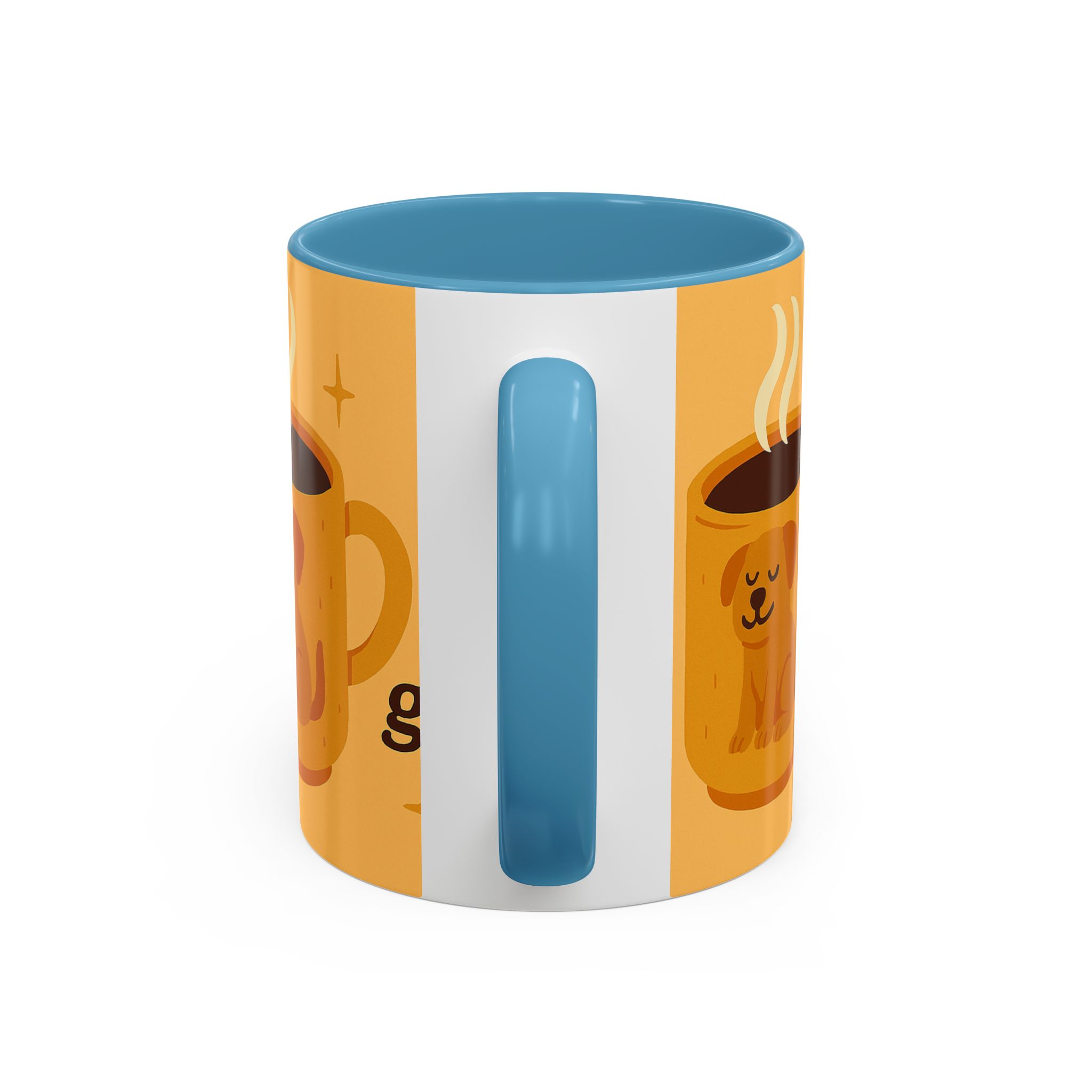 Coffee Mug — "A Cup of Hello, Gorgeous Day" Cute Dog Accent Mug - Image 20