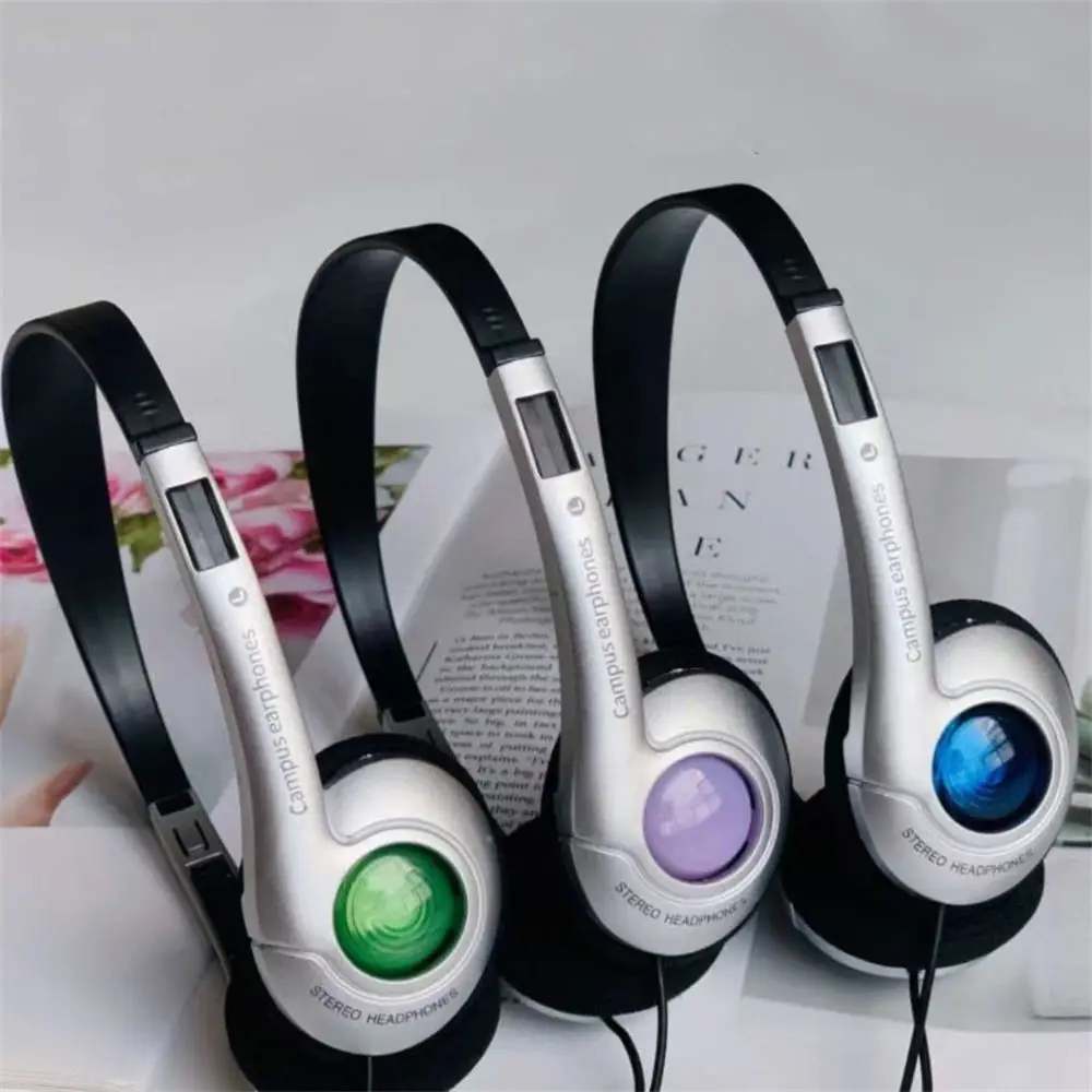 CD Fashion Retro Classic Headset Classic Y2K Wired Headphone Over Ear Earbud 3.5mm Type C